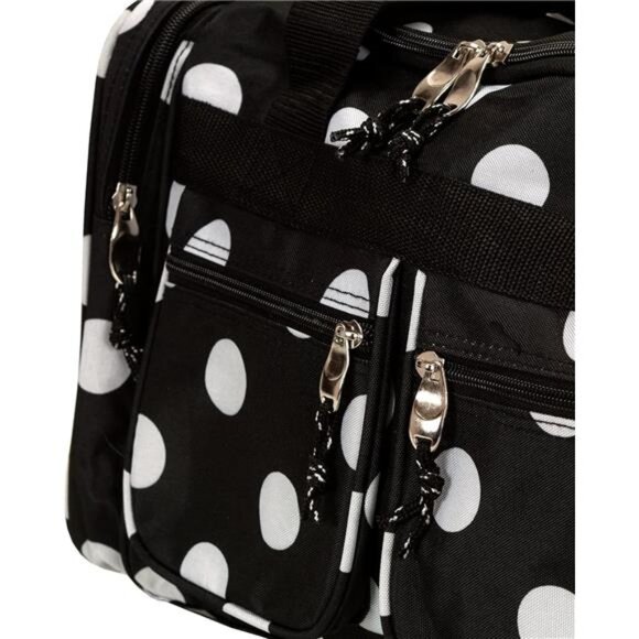 Travel Duffel Bag Large Gym Bag Heavy Duty Polyester Weekend Bag with Shoulder S - Picture 4 of 7